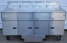 PITCO SE148X ELECTRIC OPEN FRYER with (4) 50lb FRYPOTS & FILTRATION 208V 3 PH